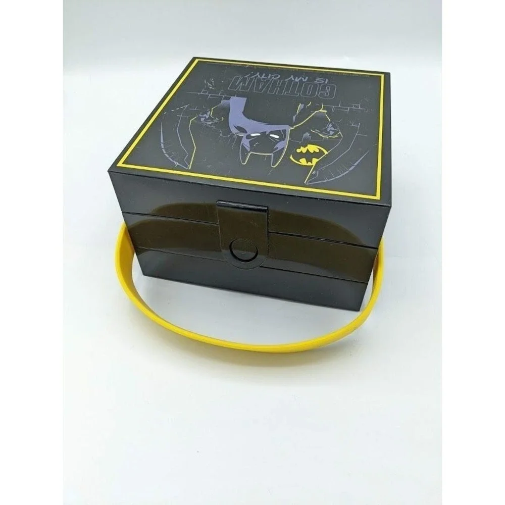 LEGO Batman Movie Lot Storage Case Yellow Handle Black‎ Minifigure sh089 Book